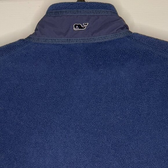 Vineyard Vines Nantucket Island Full Zip Sherpa Vest Size Medium - Picture 5 of 6